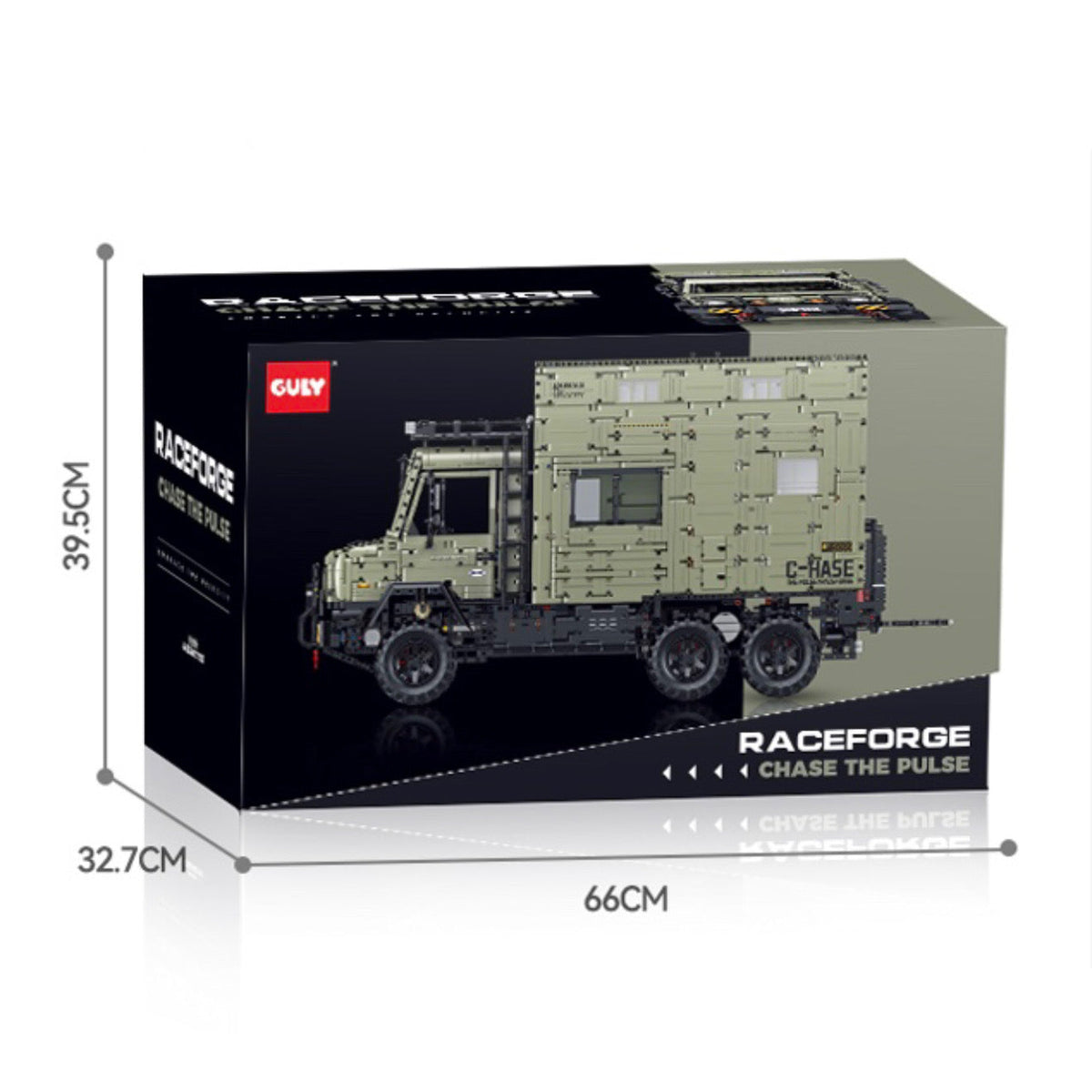 10661 - Overlander 6x6 1:8 Expedition Truck - View 8 | Power Blockz