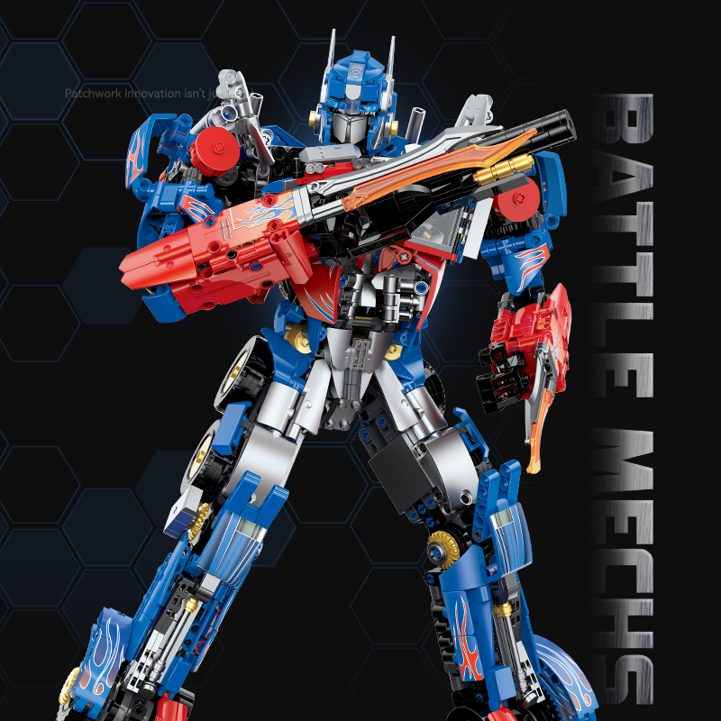 10535 - Vanguard Titan Commander Battle Mecha - View 2 | Power Blockz