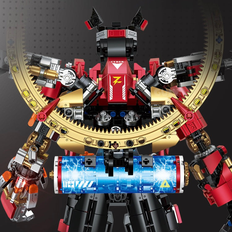 80504 - Asura Six-Armed Cyber Warrior Mecha - View 3 | Power Blockz
