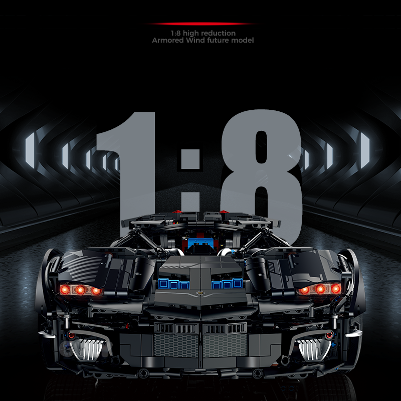 10618 - Dark Arsenal Armoured Missile Supercar - View 5 | Power Blockz