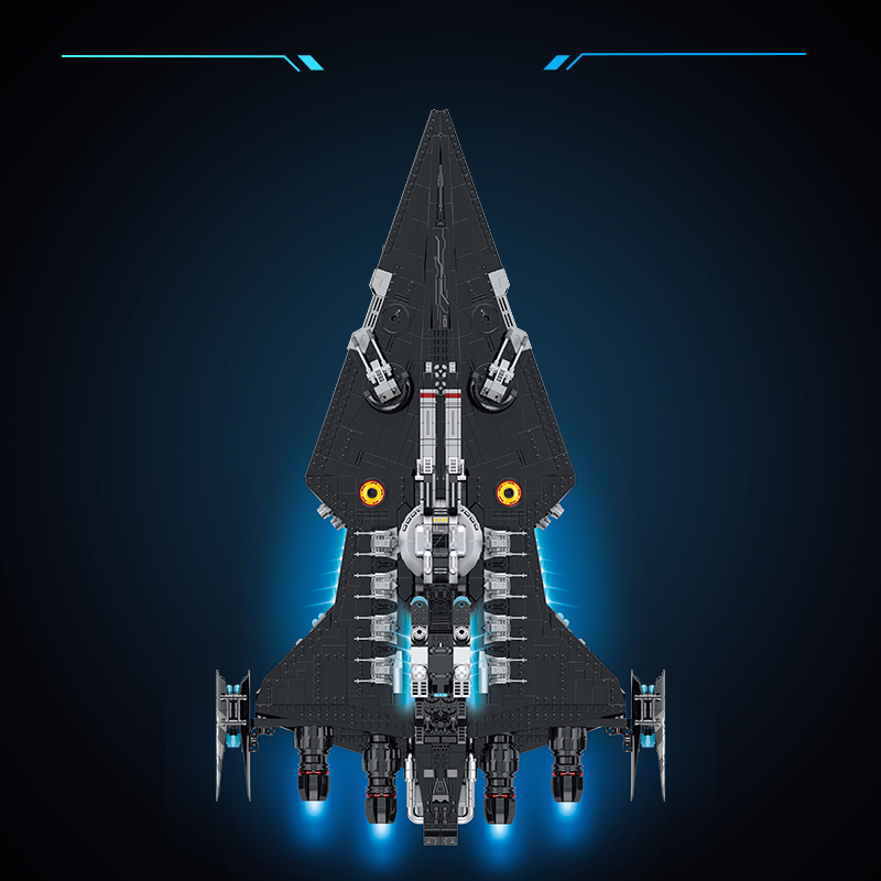 60530 - Dark Meridian Heavy Cruiser Spaceship - View 4 | Power Blockz