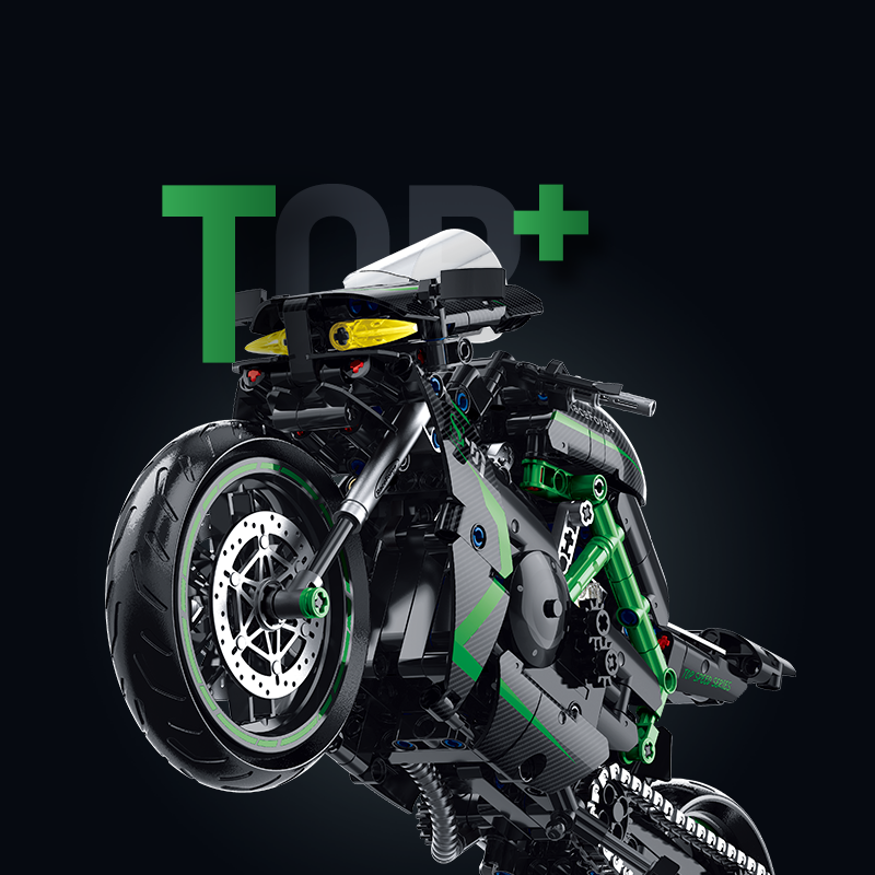 60532 - Stormpass H2-R 1:8 Supercharged Hyperbike - View 3 | Power Blockz