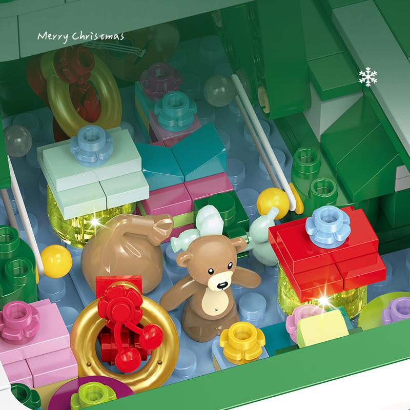 60506 - Winter Vault Gift Box Transforming Christmas Music Box - View 4 | Power Blockz
