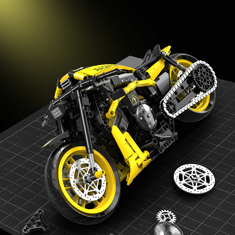 60536 - Volt Chopper 1:8 Custom Chopper Motorcycle - View 6 | Power Blockz