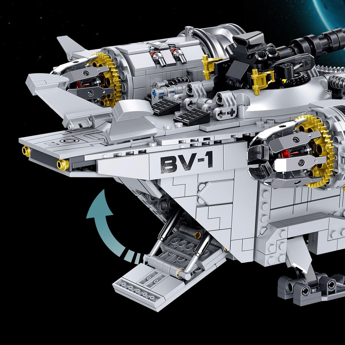98000 - Voidblade RC Interstellar Spaceship - View 3 | Power Blockz