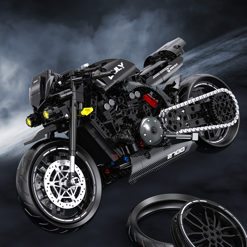 60533 - Torque 2700 1:8 Muscle Cruiser Motorcycle - View 6 | Power Blockz
