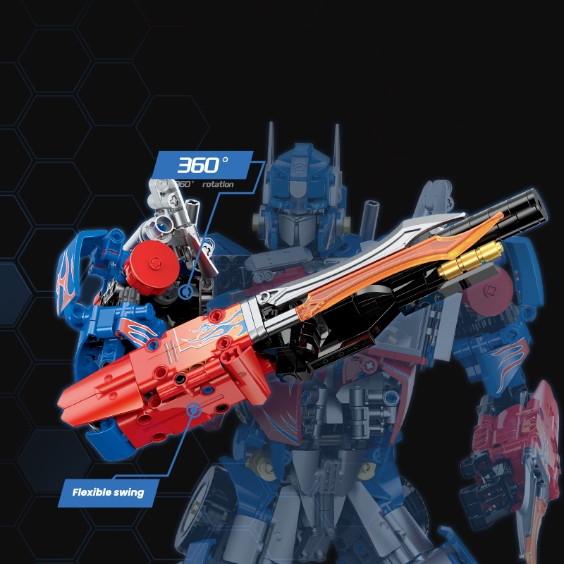10535 - Vanguard Titan Commander Battle Mecha - View 5 | Power Blockz