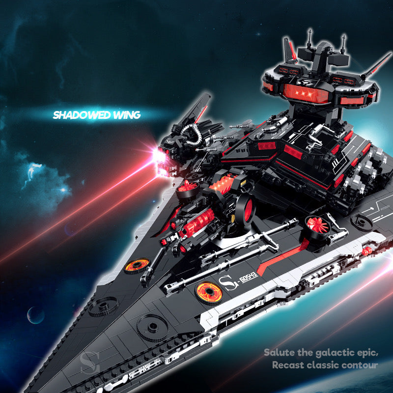 60543 - Event Horizon Battlecruiser Spaceship - View 6 | Power Blockz