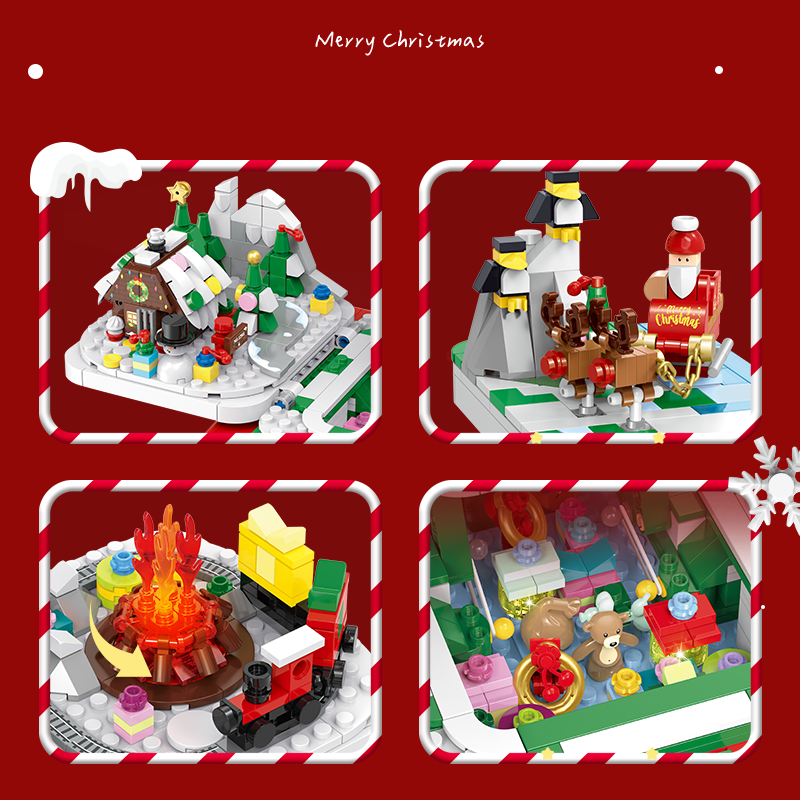 60506 - Winter Vault Gift Box Transforming Christmas Music Box - View 5 | Power Blockz