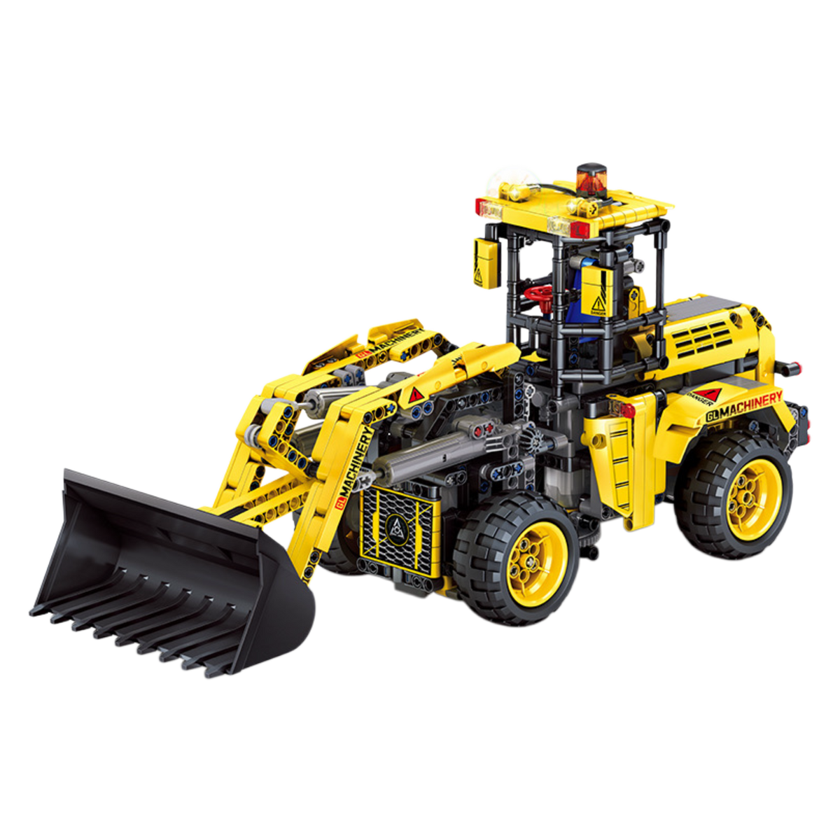 Hex Machine RC wheel loader building blocks model - Power Blockz