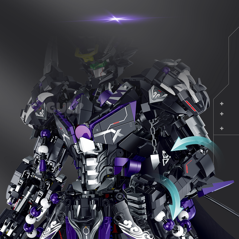80505 - Pantheon Shade Divine Warrior Mecha - View 8 | Power Blockz