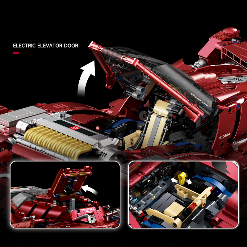 10619 - Goliath Wide-Body V12 Supercar - View 4 | Power Blockz
