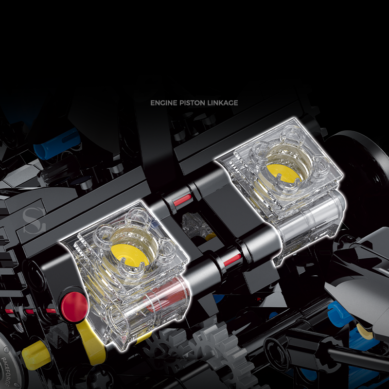 60509 - Cobalt Storm 1:8 Streetfighter Motorcycle - View 5 | Power Blockz
