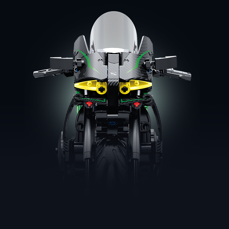 60532 - Stormpass H2-R 1:8 Supercharged Hyperbike - View 4 | Power Blockz