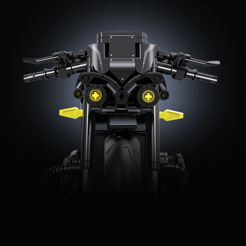 60533 - Torque 2700 1:8 Muscle Cruiser Motorcycle - View 4 | Power Blockz