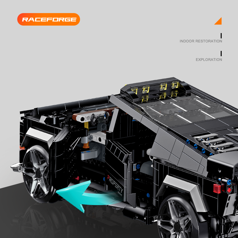 10634 - Voltage Truck 1:14 Electric Pickup Truck - View 5 | Power Blockz