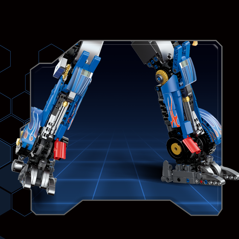 10535 - Vanguard Titan Commander Battle Mecha - View 4 | Power Blockz