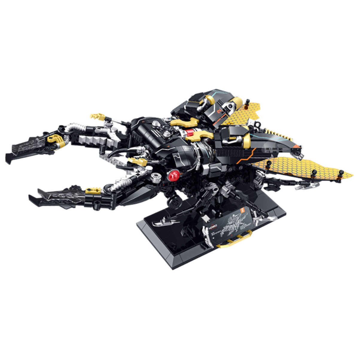 Stag Beetle mechanical stag beetle building blocks model - Power Blockz