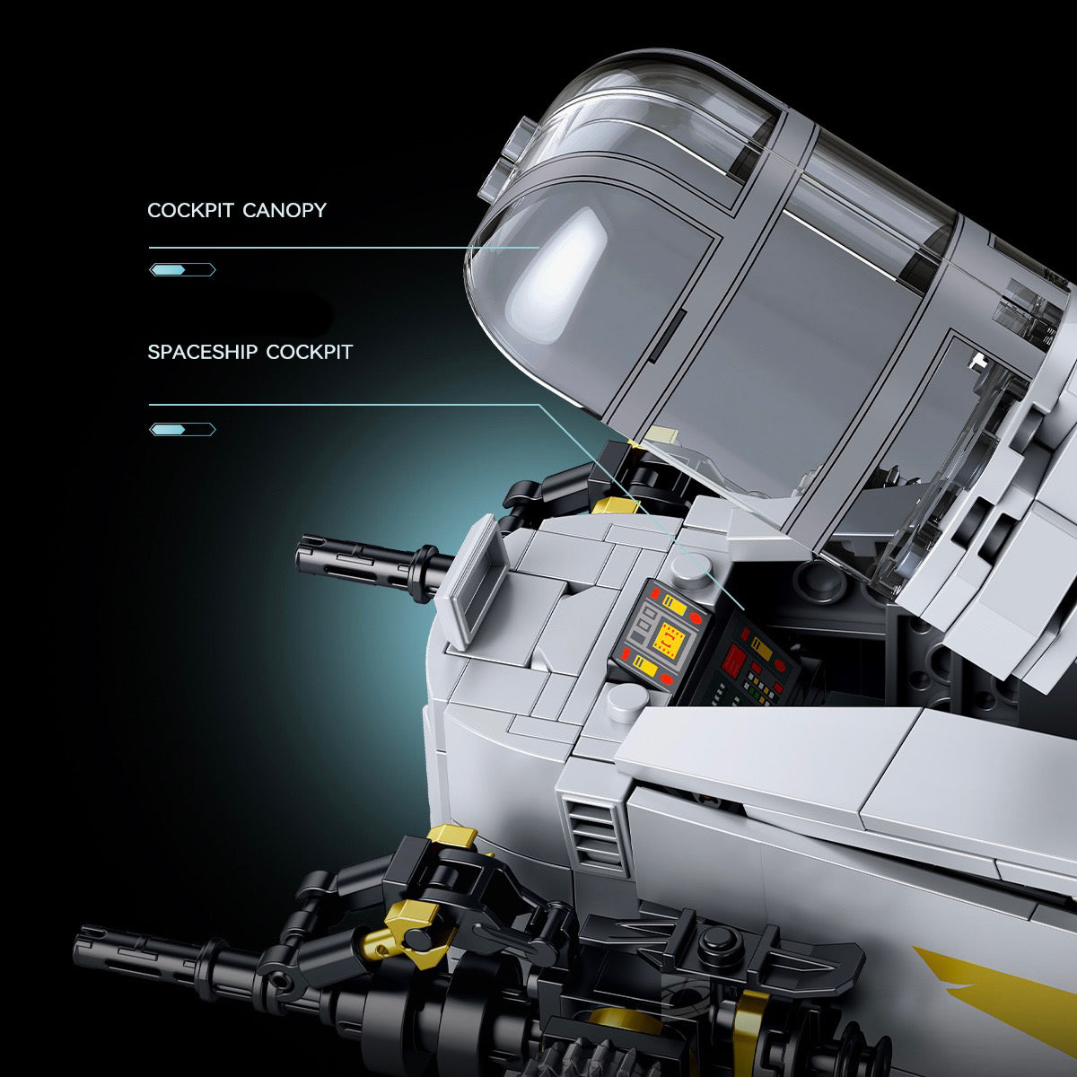 98000 - Voidblade RC Interstellar Spaceship - View 5 | Power Blockz