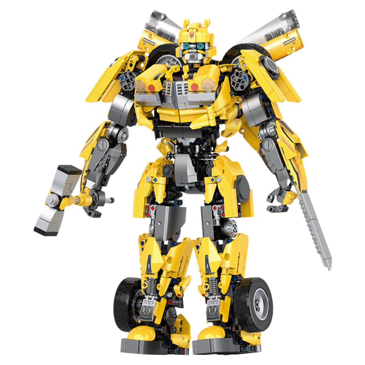Goldenclad battle mecha building blocks model - Power Blockz