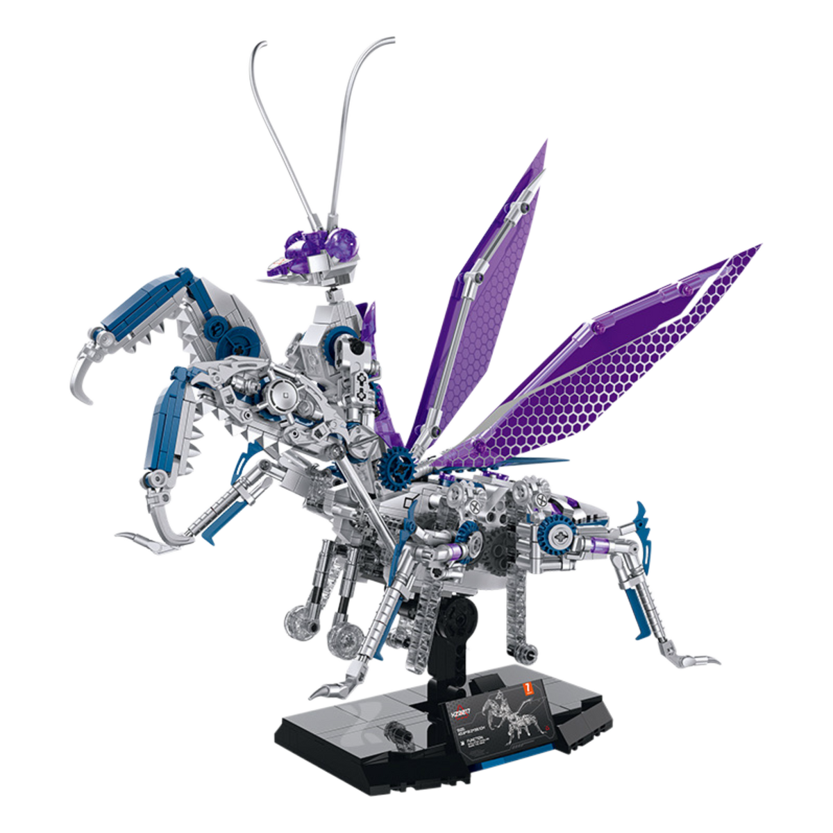 Blade Mantis mechanical praying mantis building blocks model - Power Blockz