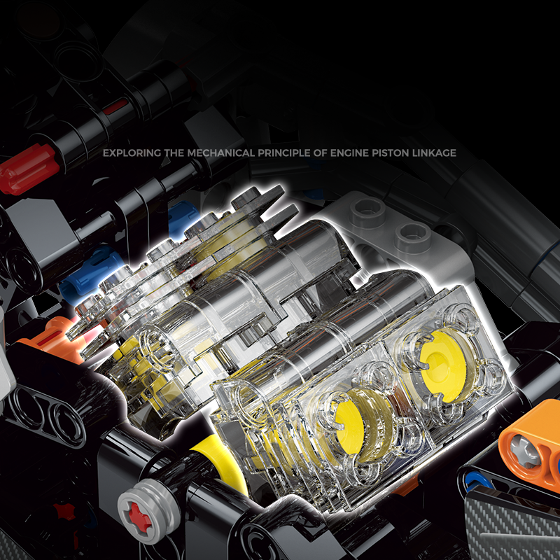 60508 - Iron Ember 1:8 Streetfighter Motorcycle - View 4 | Power Blockz