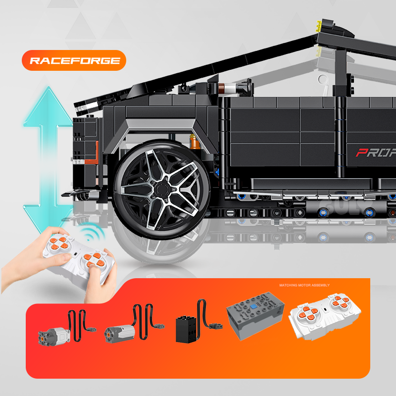 10634 - Voltage Truck 1:14 Electric Pickup Truck - View 6 | Power Blockz
