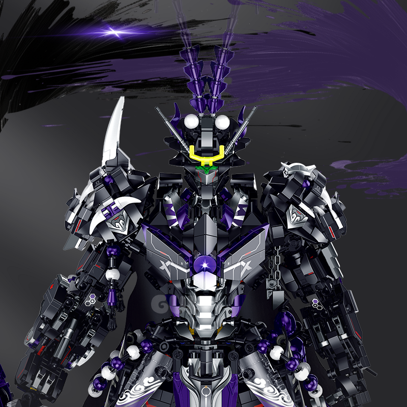 80505 - Pantheon Shade Divine Warrior Mecha - View 2 | Power Blockz