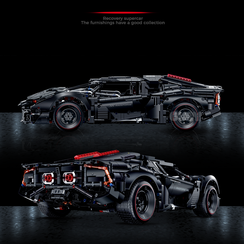 10618 - Dark Arsenal Armoured Missile Supercar - View 3 | Power Blockz