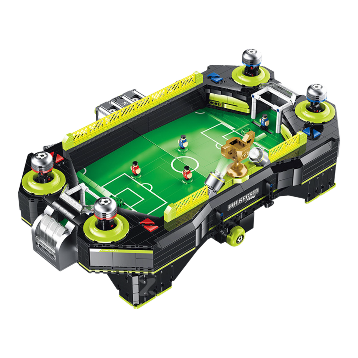 Football Striker Arcade tabletop football arcade building blocks model - Power Blockz