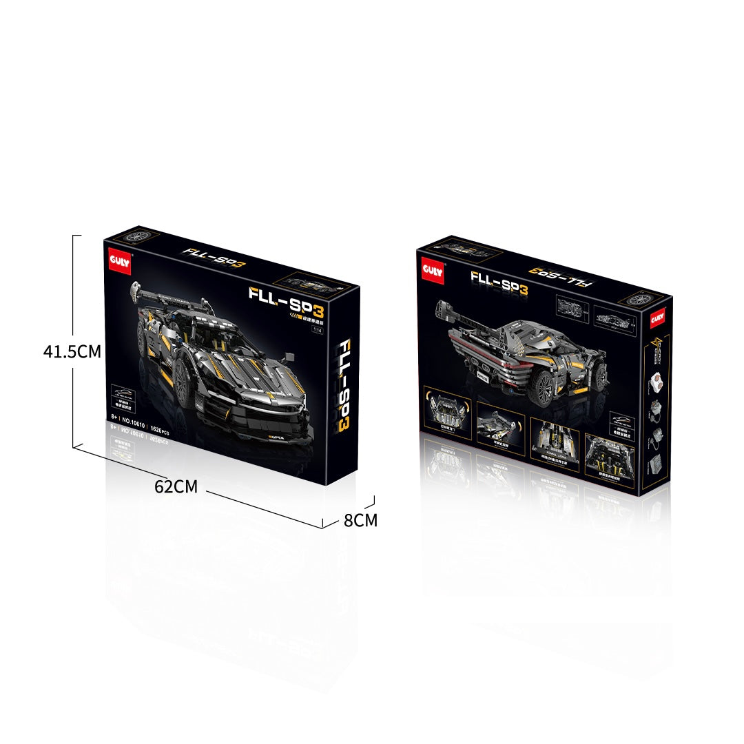 10610 - Nano SP3 1:14 Supercar - View 7 | Power Blockz