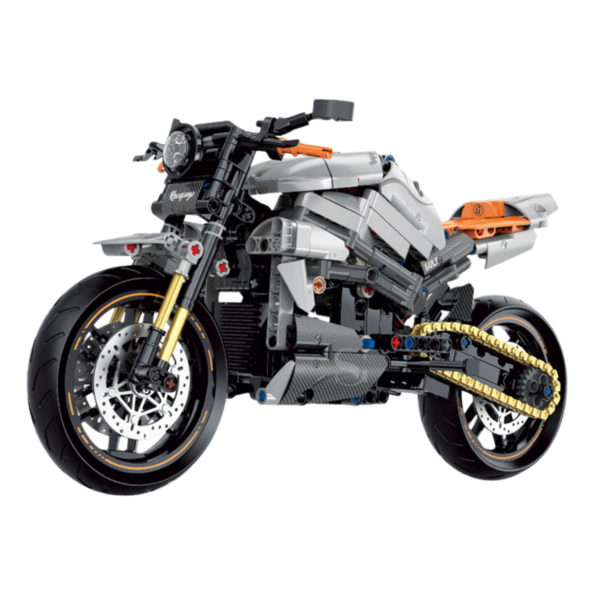 Iron Ember naked streetfighter building blocks model - Power Blockz