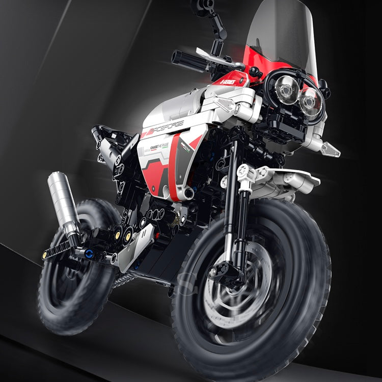 60552 - Sandstrike 1:8 Adventure Touring Motorcycle - View 2 | Power Blockz