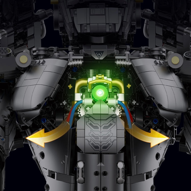 80501 - Ragnarok Prime Gorilla Battle Mecha - View 3 | Power Blockz