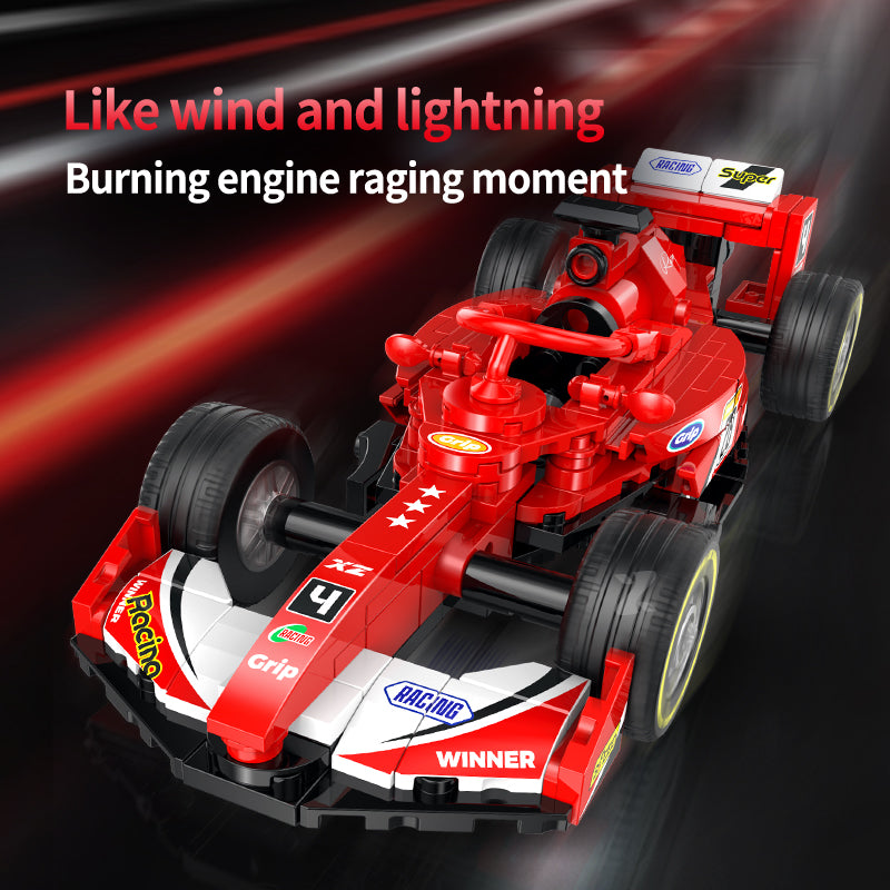 XZ0004 - Redline 4 Formula Racing Car - View 2 | Power Blockz