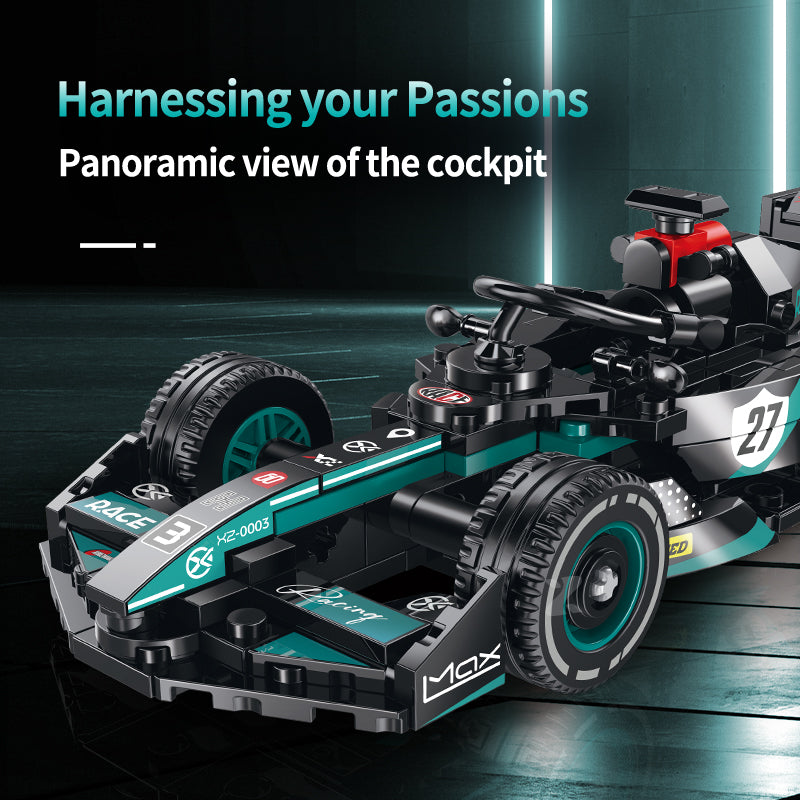 XZ0003 - Podium 3 Formula Racing Car - View 6 | Power Blockz