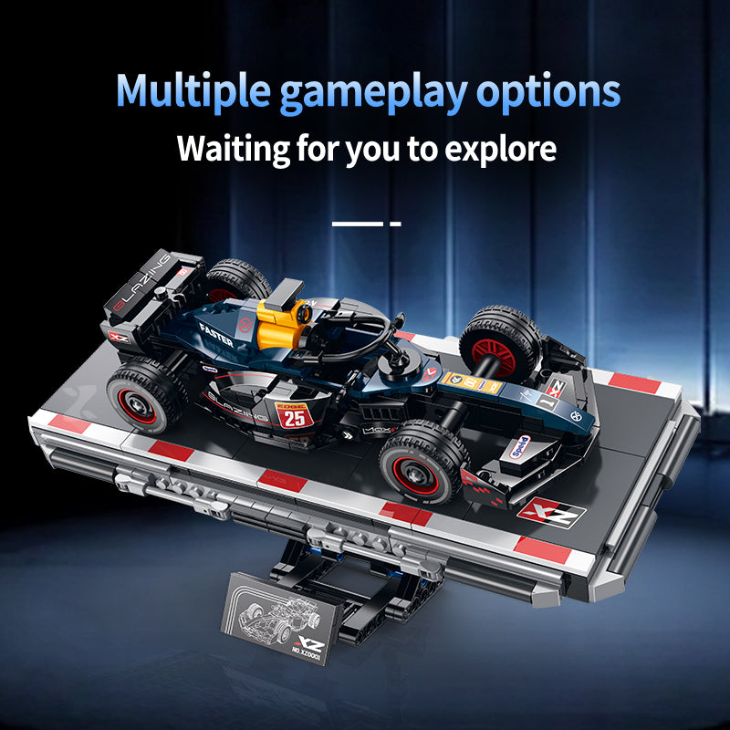 XZ0001 - Pole 1 Formula Racing Car - View 5 | Power Blockz