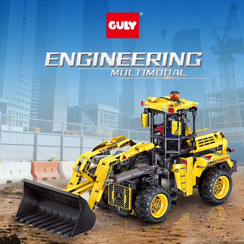 96001 - Hex Machine 6-in-1 RC Wheel Loader - View 2 | Power Blockz