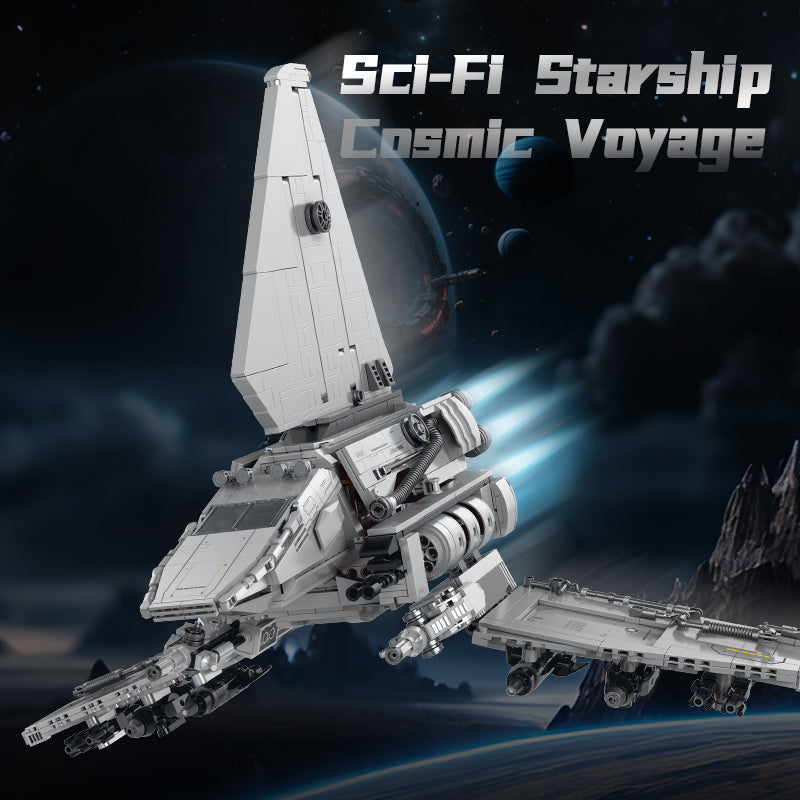 60573 - Delta Envoy Delta-Wing Command Shuttle - View 2 | Power Blockz