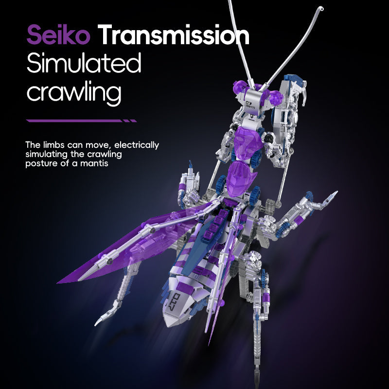 XZ0017 - Blade Mantis Mechanical Praying Mantis - View 3 | Power Blockz
