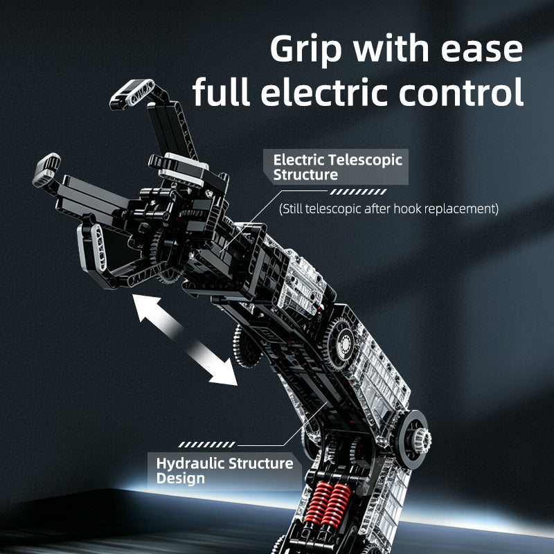XZ0118 - Claw Crawler Tracked Robotic Arm - View 3 | Power Blockz