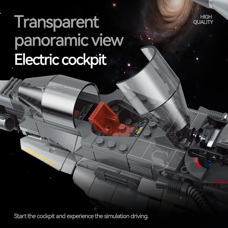 60559 - Twin Nova Twin-Engine Starfighter - View 4 | Power Blockz
