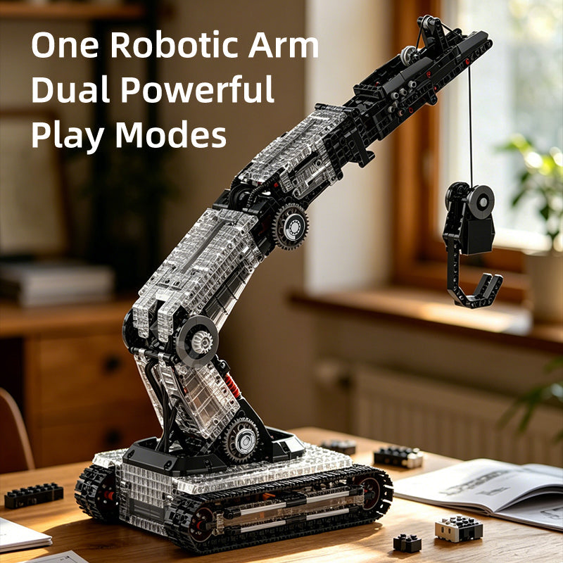 XZ0118 - Claw Crawler Tracked Robotic Arm - View 4 | Power Blockz