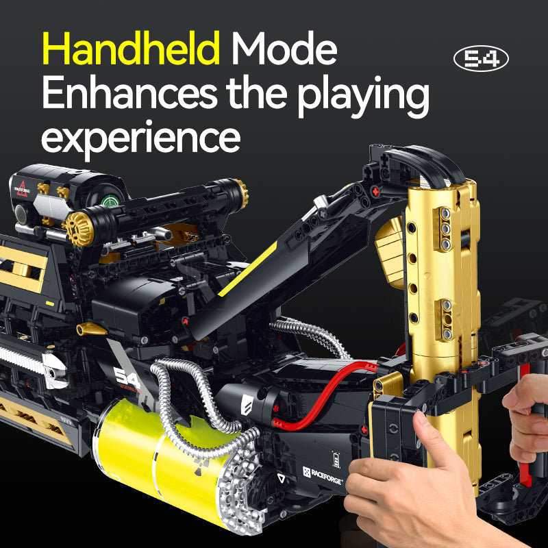 60554 - Thunder Volley Motorized Sci-Fi Blaster - View 3 | Power Blockz