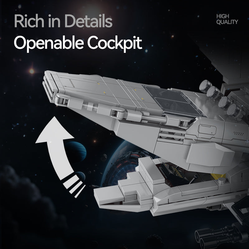 60573 - Delta Envoy Delta-Wing Command Shuttle - View 5 | Power Blockz