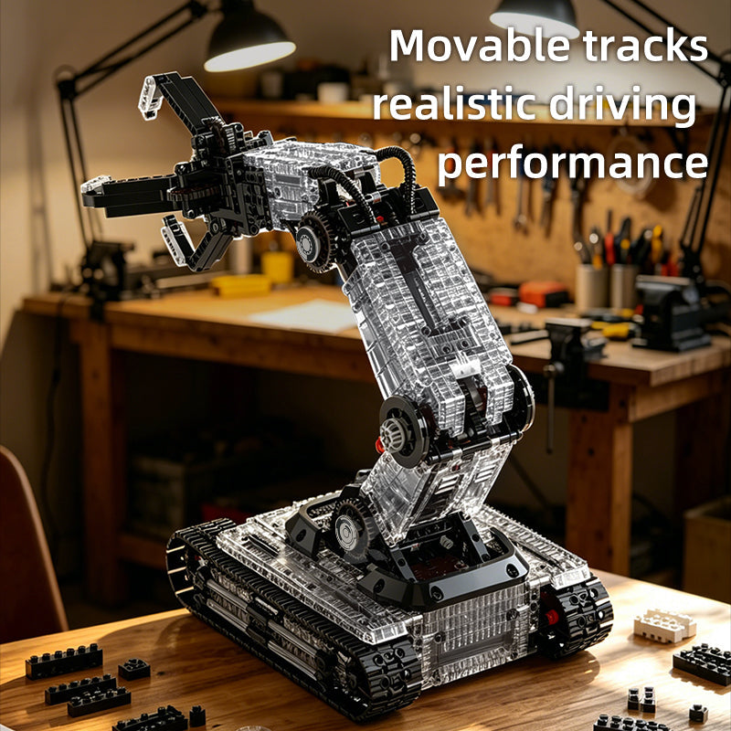 XZ0118 - Claw Crawler Tracked Robotic Arm - View 5 | Power Blockz