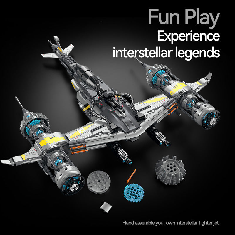 60559 - Twin Nova Twin-Engine Starfighter - View 3 | Power Blockz