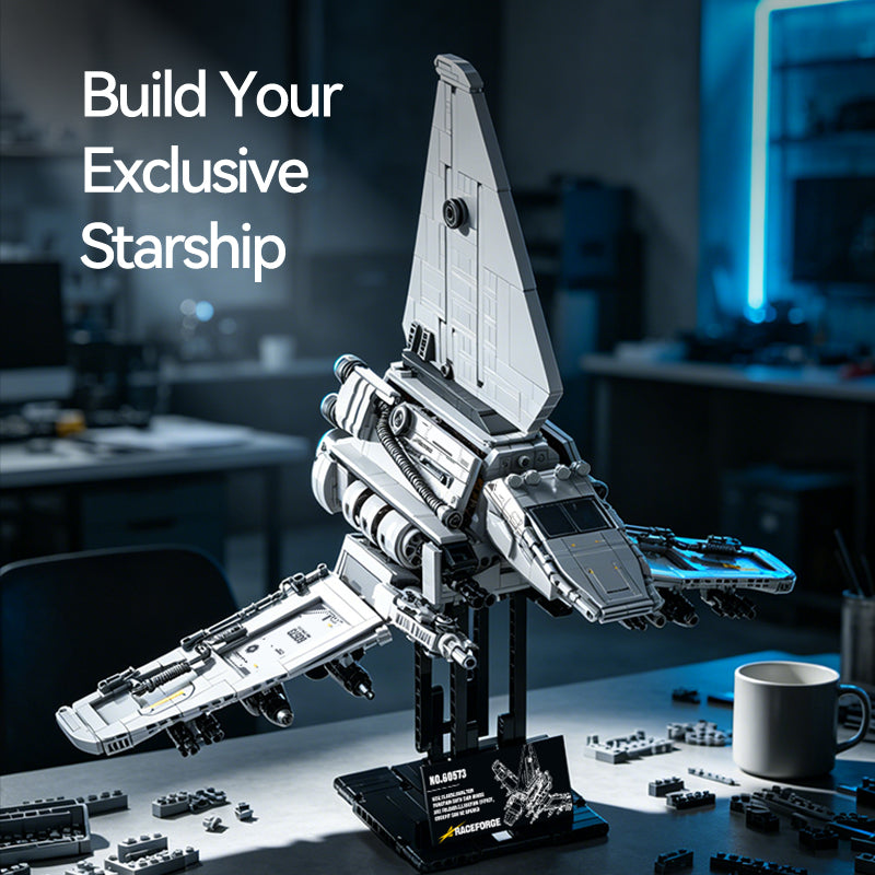 60573 - Delta Envoy Delta-Wing Command Shuttle - View 6 | Power Blockz