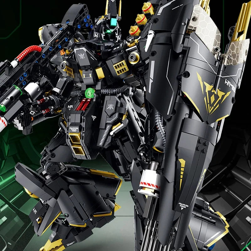 80506 - Warbound Omega Dark Chrome War God Mecha - View 6 | Power Blockz