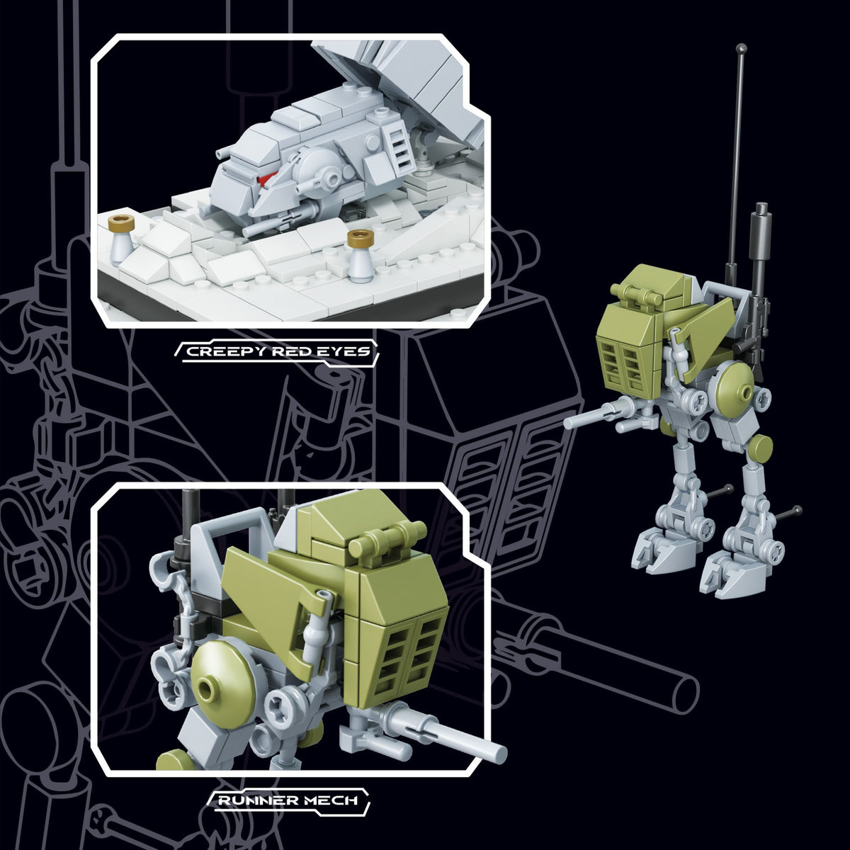 M903 - The A Fallen Giant Mech in the Valley - View 5 | Power Blockz